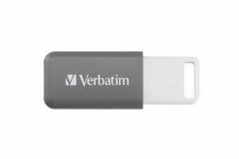 Verbatim DataBar - Clé USB - 128 Go - USB 2.0 - gris 
