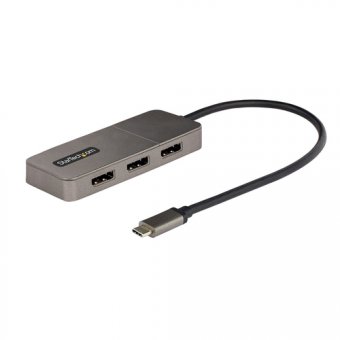 StarTech.com Adaptateur Multi-Moniteur USB-C 3 Ports/Hub USB-C vers 3x DP - Station d'accueil - USB-C / Displayport - 3 x DP 