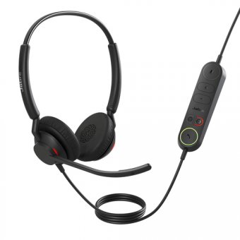 Jabra Engage 40 Stereo - Micro-casque - sur-oreille - filaire - USB-A - isolation acoustique - Optimisé pour la CU 