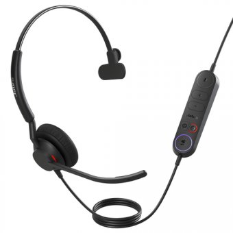 Jabra Engage 40 Mono - Micro-casque - sur-oreille - filaire - USB-A - isolation acoustique - Optimisé pour Microsoft Teams 