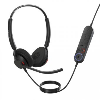 Jabra Engage 40 Stereo - Micro-casque - sur-oreille - filaire - USB-C - isolation acoustique - Optimisé pour Microsoft Teams 