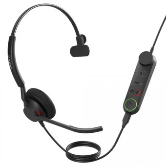 Jabra Engage 50 II UC Mono - Micro-casque - sur-oreille - filaire - USB-C, USB-A - certifié UC 