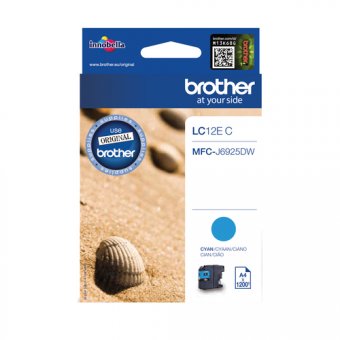 Brother LC12EC - Capacité XL - cyan - original - cartouche d'encre - pour Brother MFC-J6925DW 