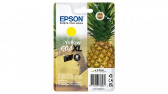 Epson 604XL Singlepack - 4 ml - XL - jaune - original - blister - cartouche d'encre - pour EPL 4200, Stylus Photo 2200, WorkForce WF-2950DWF 