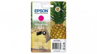 Epson 604 Singlepack - 2.4 ml - magenta - original - blister - cartouche d'encre - pour Expression Home XP-2200, 2205, 3200, 3205, 4200, 4205, WorkForce WF-2910, 2930, 2935, 2950 