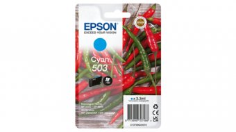Epson 503 Singlepack - 3.3 ml - cyan - original - blister - cartouche d'encre - pour EPL 5200, RIP Station 5200, WorkForce WF-2960 