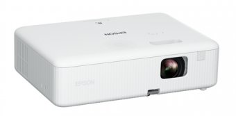 Epson CO-W01 - Projecteur 3LCD - portable - 3000 lumens (blanc) - 3000 lumens (couleur) - WXGA (1280 x 800) - 16:10 - blanc et noir 