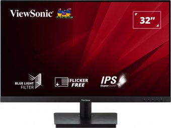 ViewSonic VA3209-MH - Écran LED - 32" (31.5" visualisable) - 1920 x 1080 Full HD (1080p) @ 75 Hz - IPS - 250 cd/m² - 1200:1 - 4 ms - HDMI, VGA - haut-parleurs 