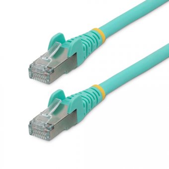 10m LSZH CAT6a Ethernet Cable - Aqua 