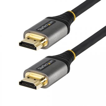 StarTech.com Câble HDMI 2.1 8k de 50cm - Cordon HDMI Certifié - 8k 60Hz - Ultra High Speed - câble HDMI - HDMI mâle pour HDMI mâle - 50 cm - blindé - gris, noir - passif, support 4K 120 Hz, support 8K60Hz (7680 x 4320) 