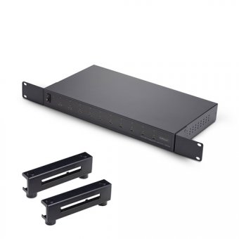 StarTech.com - Concentrateur (hub) - 10 x USB-C - de bureau, Montable sur rack 