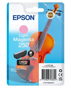 Epson 250 - 5.3 ml - magenta clair - original - blister - cartouche d'encre - pour P/N: C11CL95402 