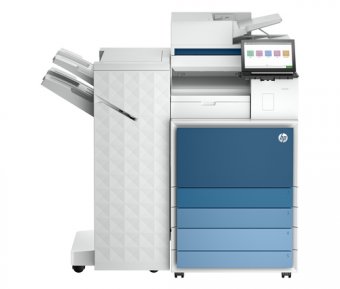 HP LaserJet Enterprise Flow MFP 8601z+ - Imprimante multifonctions - Noir et blanc - laser - A3 (297 x 420 mm) (original) - A3/Ledger (support) - jusqu'à 70 ppm (copie) - jusqu'à 70 ppm (impression) - 2180 feuilles - 33.6 Kbits/s - Gigabit LAN, USB 3.0, h 