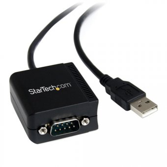 StarTech.com Cable adaptateur FTDI USB vers serie RS232 1 port avec isolation optique - Adaptateur série - USB - RS-232 - noir 