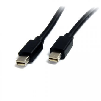 StarTech.com Câble Mini DisplayPort 1.2 de 1m - Cordon Mini DP vers Mini DP avec support HBR2 - M/M - Mini DisplayPort 4K - Câble DisplayPort - Mini DisplayPort (M) pour Mini DisplayPort (M) - 1 m - noir 