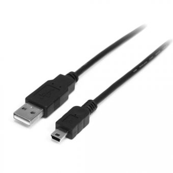 StarTech.com Câble USB 2.0 A vers Mini B de 50 cm - Cordon USB A vers USB Mini B de 0,5 m - M/M - Câble USB - USB (M) pour mini USB type B (M) - USB 2.0 - 50 cm - noir 