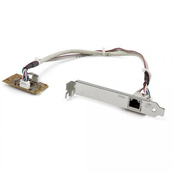 StarTech.com Carte reseau Mini PCI Express vers 1 port Gigabit Ethernet - NIC - Adaptateur réseau - PCIe Mini Card - Gigabit Ethernet 