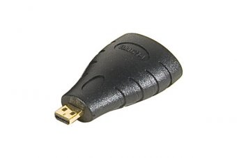 ADAPTATEUR HDMI A FEMELLE  VERS MICRO HDMI MALE 