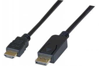 DP1.2 vers HDMI1.4 noir - 2m 