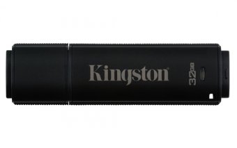 Kingston DataTraveler 4000 - Clé USB - chiffré - FIPS 140-2 Level 2 - 32 Go - USB 2.0 - Conformité TAA 