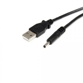 StarTech.com Cable d'alimentation USB vers connecteur annulaire de type H 5 V CC, 90 cm - Câble d'alimentation / USB - USB (alimentation uniquement) (M) pour fiche CC 3,4 mm (M) - 91 cm - moulé - noir 
