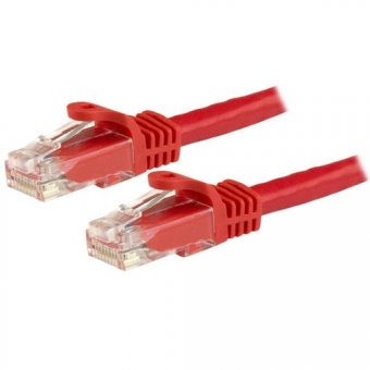 3m Red Snagless UTP Cat6 Patch Cable 
