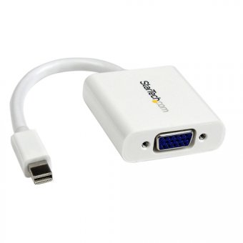 StarTech Adaptateur vidéo Mini DisplayPort vers VGA - Convertisseur Mini DP vers HD15 - M/F - 1920x1200 - Blanc - Convertisseur vidéo - VGA - DisplayPort - blanc 