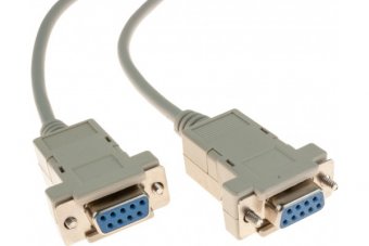 Cable null modem DB9F/F 1,00M 