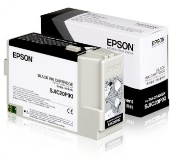 Epson SJIC20P(K) - Noir - original - cartouche d'encre - pour TM C3400BK 