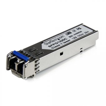 StarTech.com Module transceiver SFP Mini-GBIC fibre optique monomode LC Gigabit DDM, compatible Cisco - Émetteur-récepteur SFP 1310nm 20km - Module transmetteur SFP (mini-GBIC) - 1GbE - 1000Base-LH - mode unique LC - jusqu'à 20 km - 1310 nm - pour P/N: ET 