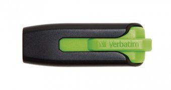 Verbatim Store 'n' Go V3 - Clé USB - 16 Go - USB 3.0 - Vert eucalyptus 