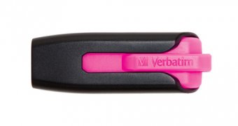 Verbatim Store 'n' Go V3 - Clé USB - 16 Go - USB 3.0 - rose chaud 