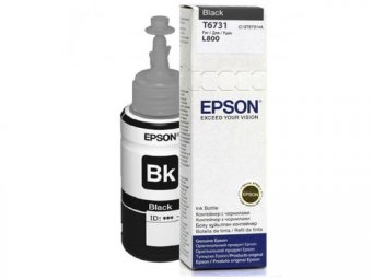 Epson T6731 - 70 ml - noir - original - recharge d'encre - pour Epson L1800, L800, L805, L810, L850, EcoTank L1800 