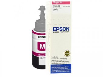Epson T6733 - 70 ml - magenta - original - recharge d'encre - pour Epson L1800, L800, L805, L810, L850, EcoTank L1800 