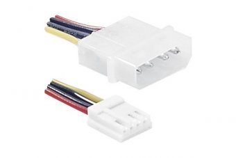 Câble d alimentation Molex / Floppy - 20 cm 
