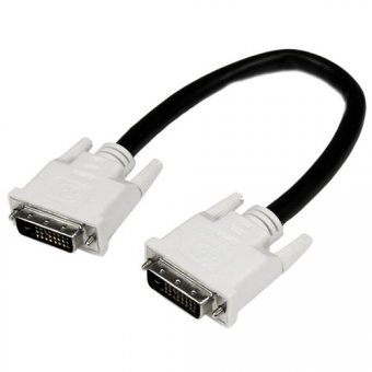 StarTech.com Cable Dual Link DVI-D de 1 m - Cordon DVI vers DVI pour ecran numerique - M/M - 2560 x 1600 - Câble DVI - liaison double - DVI-D (M) pour DVI-D (M) - 1 m - vis moletées - noir 