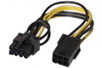 Adaptateur d alimentation pci express 6 vers pci e 8 pins 