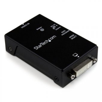 StarTech.com Émulateur EDID / DDC DVI avec copie des données EDID et câble d'alimentation USB vers CC - Lecteur/enregistreur EDID - DVI - noir 