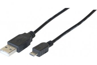 Cordon eco USB 2.0 A / MICRO B noir - 3 m 