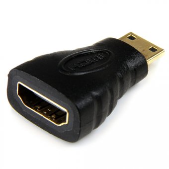 StarTech.com Adaptateur HDMI vers Mini HDMI - F/M - Adaptateur HDMI - HDMI femelle pour 19 pin mini HDMI Type C mâle - noir 