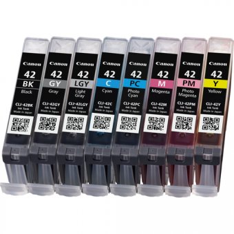 Ink/CLI-42 Cartridge CPcMPmYMkGLg 