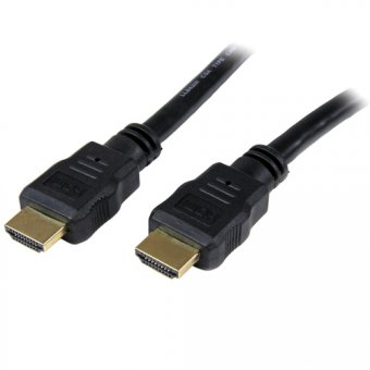 StarTech.com Câble HDMI haute vitesse Ultra HD 4K x 2K de 1m - Cordon HDMI vers HDMI - Mâle / Mâle - Noir - Plaqués or - Câble HDMI - HDMI mâle pour HDMI mâle - 1 m - blindé - noir - pour P/N: MSTCDP122HD 
