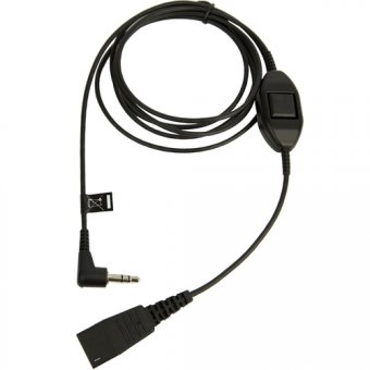 Jabra - Câble pour casque micro - Déconnexion rapide mâle pour mini-phone stereo 3.5 mm mâle - pour Alcatel 8 Series IPTouch 4038, 4068 