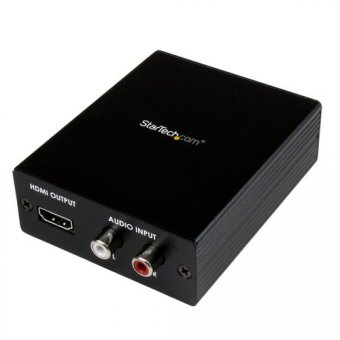 StarTech.com Convertisseur Vidéo Composante YPbPr (YUV) ou VGA et Audio vers HDMI® - PC vers HDMI -  1080p (HDTV) et 1920x1200 (PC) - Convertisseur vidéo - vidéo composante, VGA - HDMI - noir 