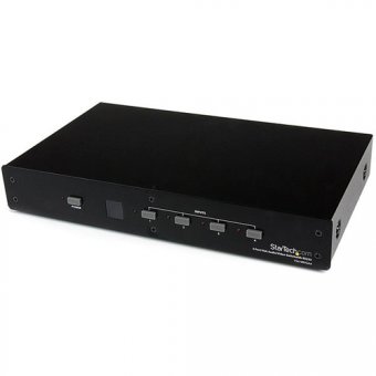 StarTech.com Commutateur audio / video VGA 4 ports avec controle RS232 - Répartiteur vidéo/audio - de bureau - pour P/N: SVA5M3NEUA 