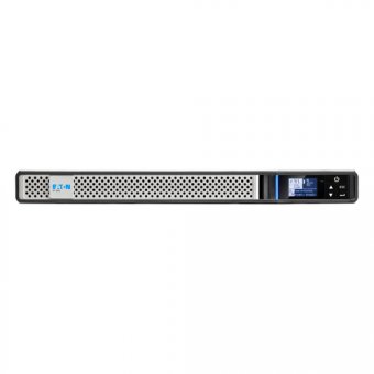 Eaton 5P 1550iR - Gen 2 - onduleur (rack-montable) - CA 200/208/220/230/240 V - 1350 Watt - 1550 VA - monophasé - 9 Ah - RS-232, USB - connecteurs de sortie : 6 - 1U - 19" - noir / argent - avec Network Card-MS 