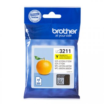Brother LC3211Y - Jaune - original - cartouche d'encre - pour Brother DCP-J572DW, DCP-J772DW, DCP-J774DW, MFC-J890DN, MFC-J890DW, MFC-J890DWN 