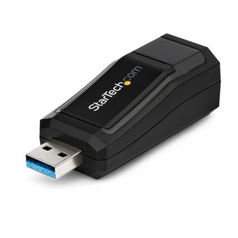 Startech Réseau adaptateur USB 3.0 vers Gigabit Ethernet - NIC USB vers RJ45 pour réseau 10/100/1000 - Adaptateur réseau - USB 3.0 - Gigabit Ethernet - noir 