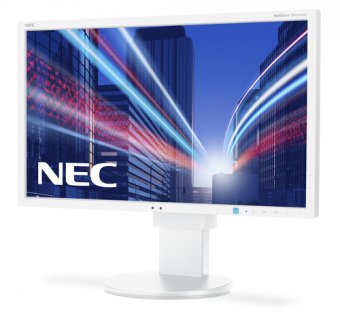 NEC MultiSync EA234WMi - Écran LED - 23" - 1920 x 1080 Full HD (1080p) @ 60 Hz - IPS - 250 cd/m² - 1000:1 - 6 ms - HDMI, DVI-D, VGA, DisplayPort - haut-parleurs - blanc 