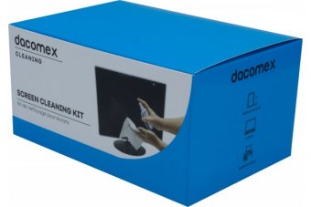 DACOMEX Kit de nettoyage écran LCD/plat 70ml + chiffons 